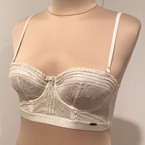 Gossard Oh La La Longline Ivory Bra 36B